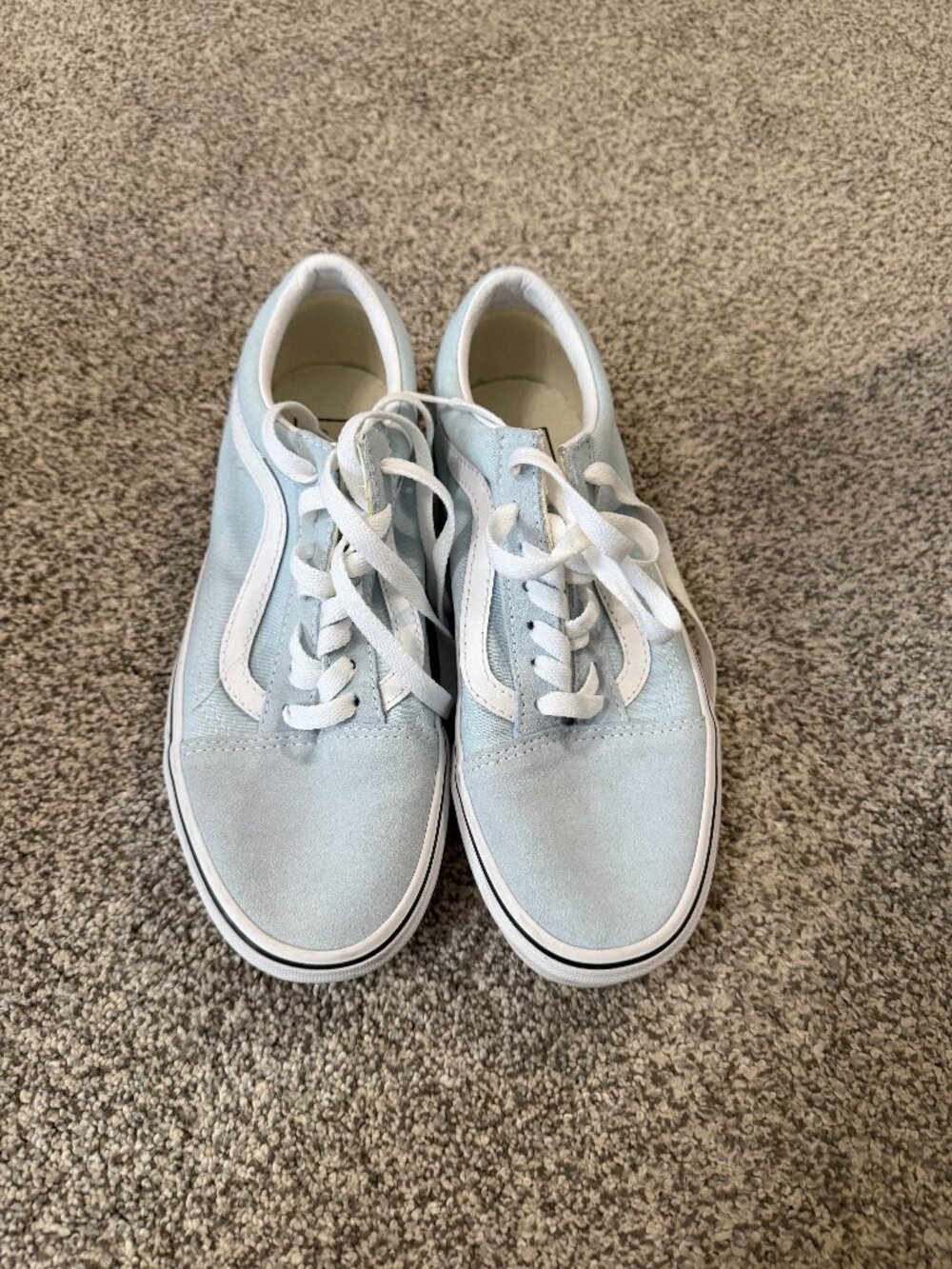 Light Blue Old Skool Vans